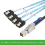 Mini SAS HD SFF-8644 to 4 x 7Pin Hard Disk Cable 12Gbps Server 5