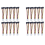 10Pcs Laptop Adapter 4Pin Molex to 2 Serial Power Supply Cable 1
