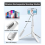 Cell Phone Selfie Stick with Bluetooth Remote for 4-7 In Smartphone,B 6