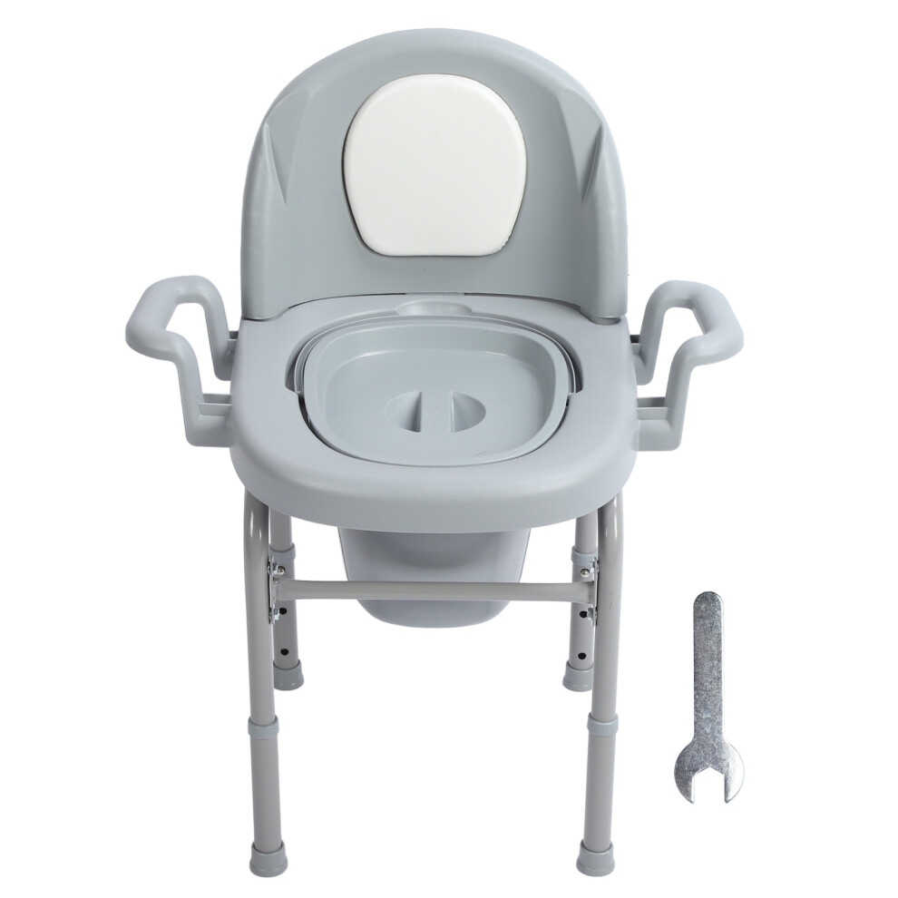 Bedside Commode Chair 3 Levels Height Adjustable