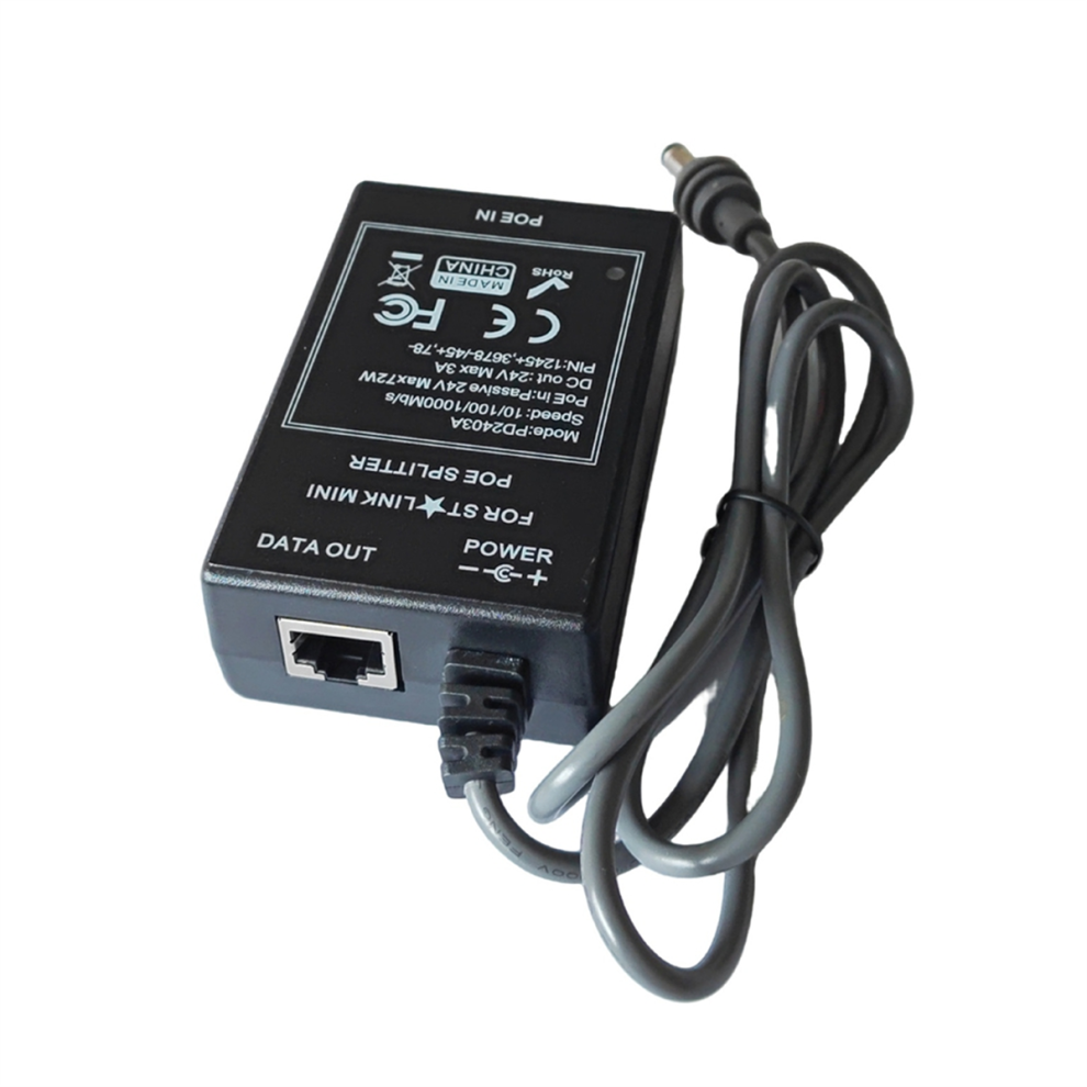 For Mini 24V Dc Input Poe Splitter Industrial Max 75W Output 4851857793432
