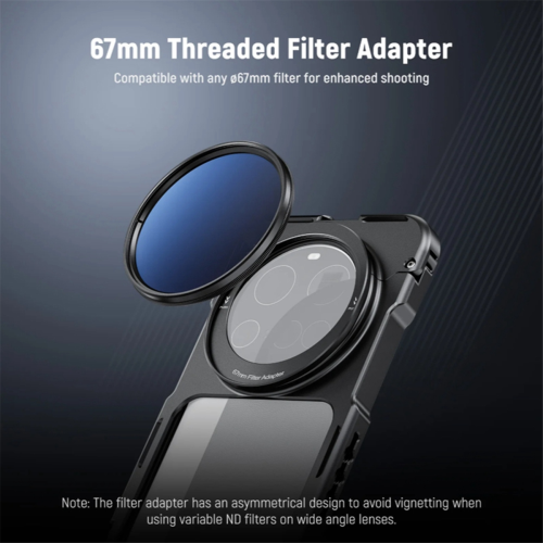 Phone Cage Kit for 15 Ultra 17mm Threaded Lens Silver 2