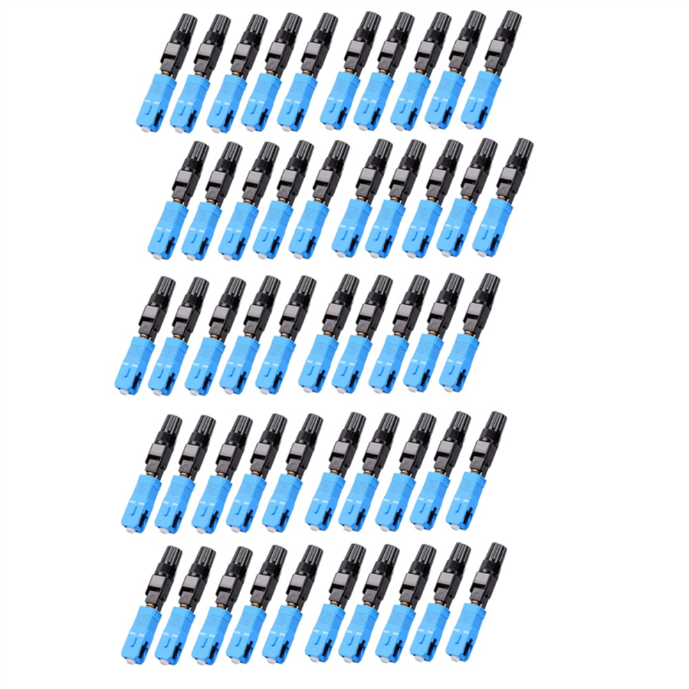 50Pcs Sc Upc Fiber Optic Quick Connector For Catv Network 4851857790714