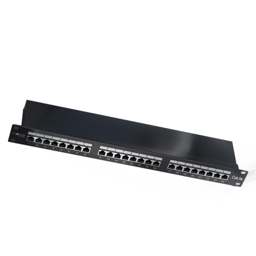 24 Ports Cat 5e Network Patch Panel Rack Mounted 1