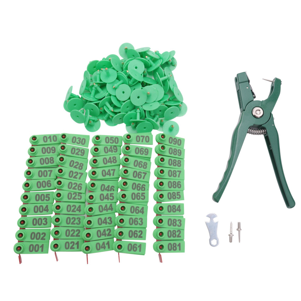 Photos - Other Office Equipment Livestock Animal Ear Tag Pliers, with Number 001-100 Tags