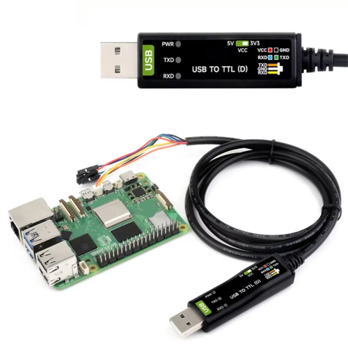 Industrial Grade USB to TTL Serial Cable 4PIN Loose Head Interface 2