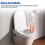 Toilet Splash Guardcompatible Directs Urine Disability Elevated Training,Portable Restroom Pee Guard 5