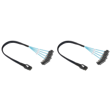 Mini Sas Sff-8087 to 4 Sff-8482 Server Hard Drive Data Cable 1m