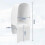 Toilet Splash Guardcompatible Directs Urine Disability Elevated Training,Portable Restroom Pee Guard 7