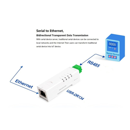 RS485 to Ethernet Converter Tiny Size Serial Server -DR134 2