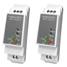 DIN-Rail Serial Port RS485 to Ethernet Converter Server