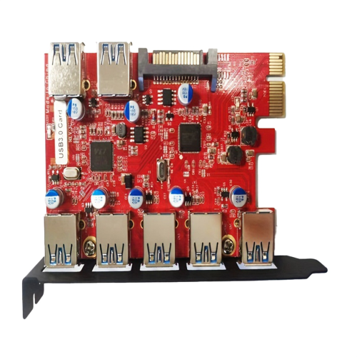 PCI-E to Type-C (2),Type-A (5) USB 3.0 PCI Express Expansion Card 2