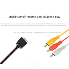 Adapter Cable, Cable Audio for HDTV PC DVD,5FT/ 1.5M
