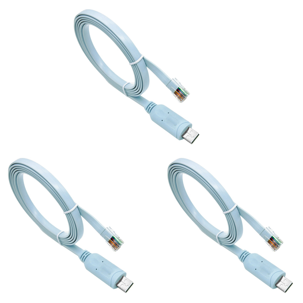 Photos - Cable (video, audio, USB) USB RJ45 Console Cable 6ft 8, 7, Vista, , Linux RS232