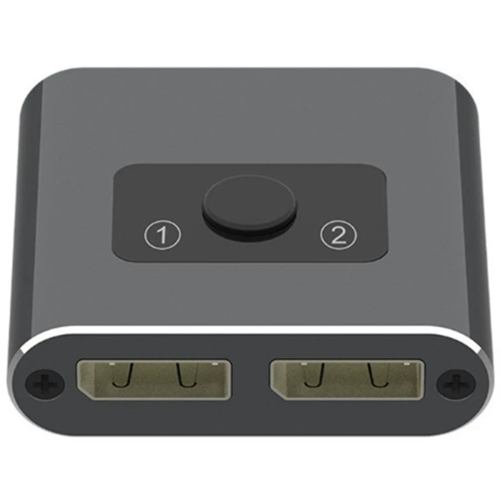 -Compatible Splitter/Switch 2 Port 4K Ultra HD 1 in Out 2