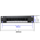 8 Port Straight-Through CAT6 Patch Panel RJ45 Network Cable Adapter 5