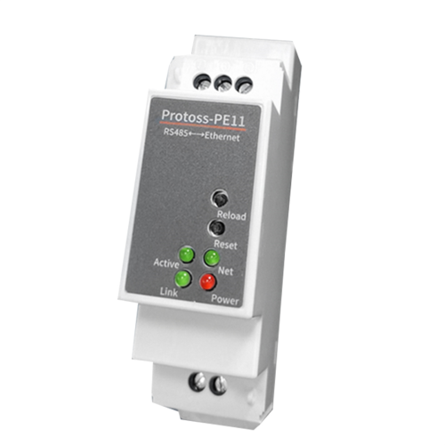 DIN-Rail Serial Port RS485 to Ethernet Converter Server