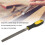 Metal File Non Slip Comfortable Medium Tooth 15