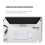 10inch Wireless Keyboard and Mouse RGB Backlit Rechargeable White 3