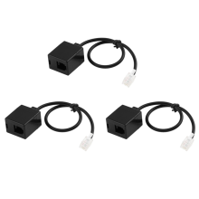 Male to Double Female Port Connector Headset Adapter Extension Cable