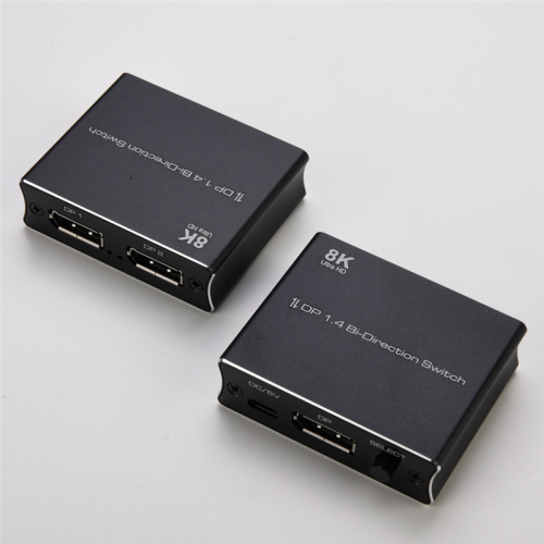 8K DP Switch DisplayPort 1.4 Bi-Direction Converter 2X1/1X2 2