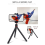 Flexible Universal Live Broadcast Tripod Monopod Camera DV 11