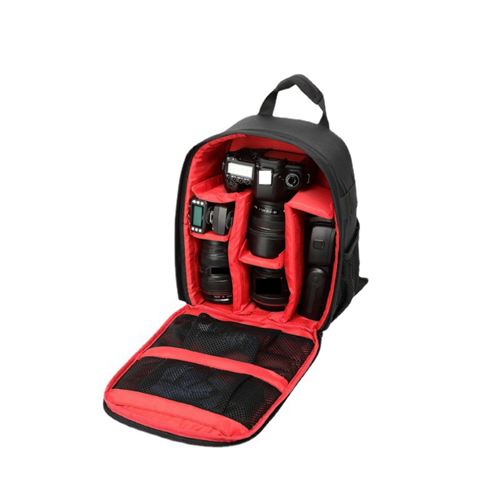 Multi-Functional Camera Backpack,Waterproof Outdoor For Hiking- Red 4851857734374