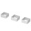 Set di stampi per mooncake - 10 pezzi, argento, quadrato 5