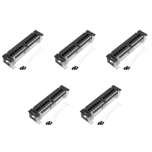 Network Tool Kit 12 Port CAT6 Patch Panel RJ45 with Wall Bracket