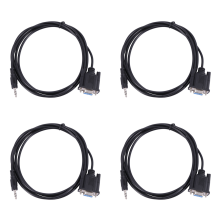 DB 9 Female to 3.5mm (1/8in) TRS Stereo Male Serial Data Cable-6 Feet