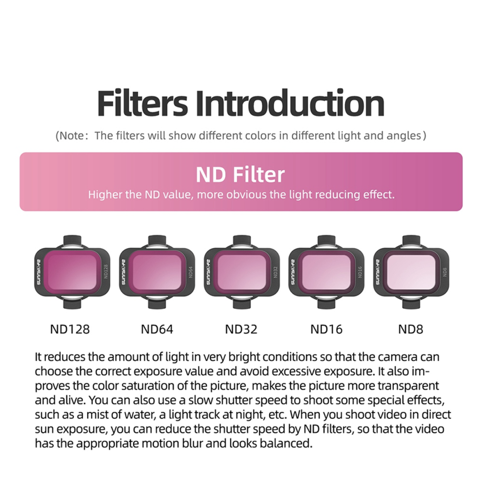 Nd8+Nd16+Nd32+Nd64 Filter Drone For Avata Light 4851857744106