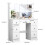 White Dressing Table With Large LED Mirror 7 Drawers Large Vanity Desk 7