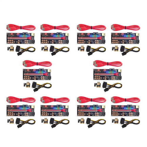 VER018 PRO PCI-E Riser Card USB 3.0 Cable 018 PLUS PCI Express(Red)