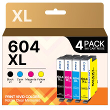 604XL Ink Cartridges Replacement for Epson 604 XL Ink Cartridge for Epson Expression Home XP-2200 XP-2205 XP-3200 XP-3205 XP-4200 XP-4205, Workforce