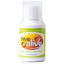 Hive Alive Bee Food Supplement - Natural Honey Liquid Bee Feed Enhancer - Beekeeping Supplies for Autumn Spring Feeding - Lower Winter Mortality,
