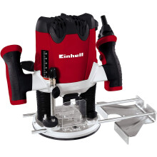 Einhell 4350490 TE-RO 1255 E Power Router | 1200W Wood Router Trimmer, Precise Variable Milling Depth Plunge Router | Electric 1/4 Inch Handheld