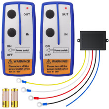 AMTOVL Winch Remote Controller Wireless Winch Remote Control Kit 12V Up to 30M For JEEP ATV SUV