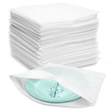 GIAK Foam Packing Sheets 100 Pack Packing Supplies Recyclable Foam Wrapping Foam Pouches Cushioning Wrap Pouches for Moving House,Shipping, Packaging,