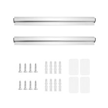 QWORK? Restaurant Order Grabber, Tab Grabber and Order Holder Wall-Mounted Alumium Display Rail Rack to Hold Orders Tabs Papers for Catering Cafes