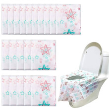 Homgaty 20 Pack Disposable Toilet Seat Covers, Potty Seat Cover Protectors, Extra Large Size, Individually Wrapped, Waterproof for Travel, Toddlers