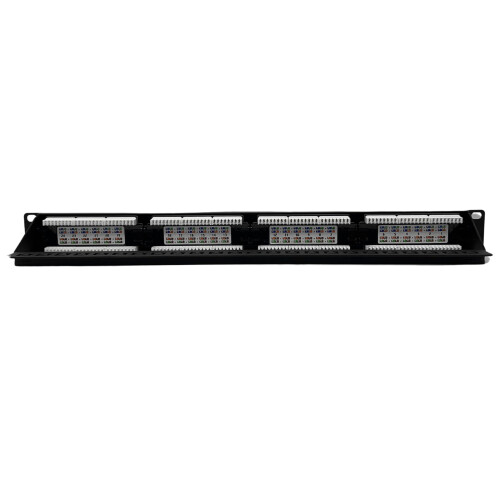 Evoges 24 Ports UTP CAT6 1U Patch Panel, Rack Mountable, Ethernet Network Patch Panel for Cable Management, Durable and Easy Installation 1