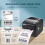 vretti Thermal Printer USB Label Printer Thermal Label 4x6 for Shipping Compatible with Windows, Mac OS and Linux systems 4