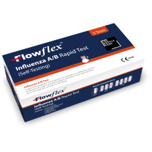Supply Cube Influenza A/B Rapid Test Kit - Easy to Use Self Testing Influenza Flu Virus Test Kit - One Step Test for Flu - Quick Self Test at Home