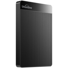 UnionSine External Hard Drive 1TB Ultra Slim Portable Hard Drive USB 3.0 HDD Storage Compatible for PC,Mac, Laptop, Xbox, Xbox one, PS4(Black) HD2510