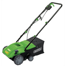 Draper 1500W Electric 2-in-1 Lawn Aerator/ Scarifier 230V | 30L Grass Collection Bag |Gardening Lawn Roller | 320mm Working Width|16 Robust Blades |