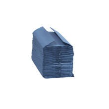 Blake & White C Fold 1 Ply Blue Paper Towels | Purely Smile Disposable Hand Towels for Dispenser - Ideal for Kitchens, Restrooms, Offices, and