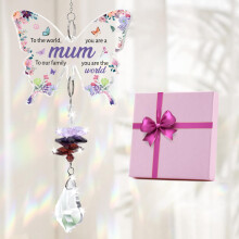 KAAYEE Birthday Gifts for Mum, Crystal Suncatcher Mum Gifts from Daughter Son, Presents for Mummy on Mothers Day Valentines Christmas, Ideal Mother