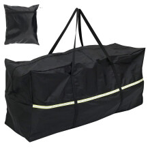 Garden Furniture Cushion Storage Bag Waterproof Heavy Duty 210D Oxford Fabric Rip Proof Storage Foldable Bag with Handle and Zipper for Christmas