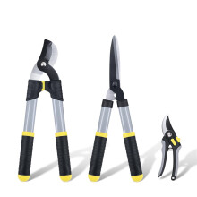 Colwelt Garden Shears Set 3PACK Lightweight, Compact Garden Loppers Shear Set with 42cm Bypass Branch Cutters & Hedge Clippers & Garden Secateurs,