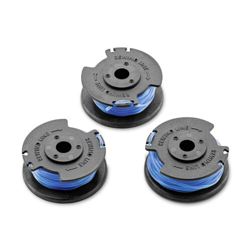 Kärcher K?rcher 2.444-016.0 Grass Trimmer Spool (3 Pack) - LTR Accessory, Black